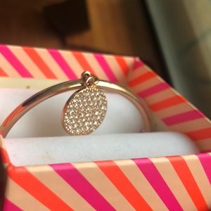 Kate spade pave bangle rose gold beautiful